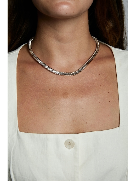 HART Baguette Tennis Necklace