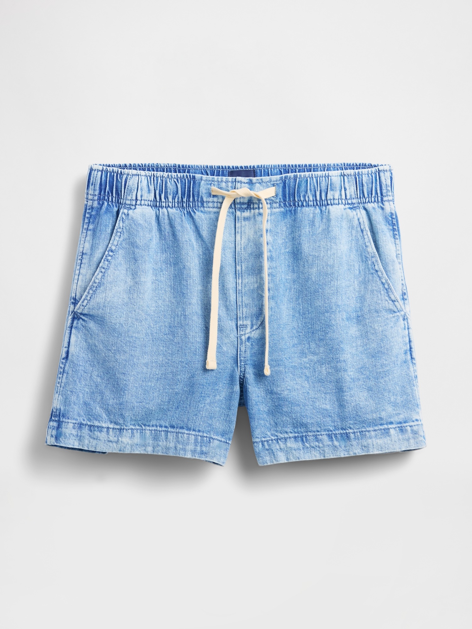 Женские шорты Gap Easy Denim Shorts, цвет: Светлый индиго — фото 7