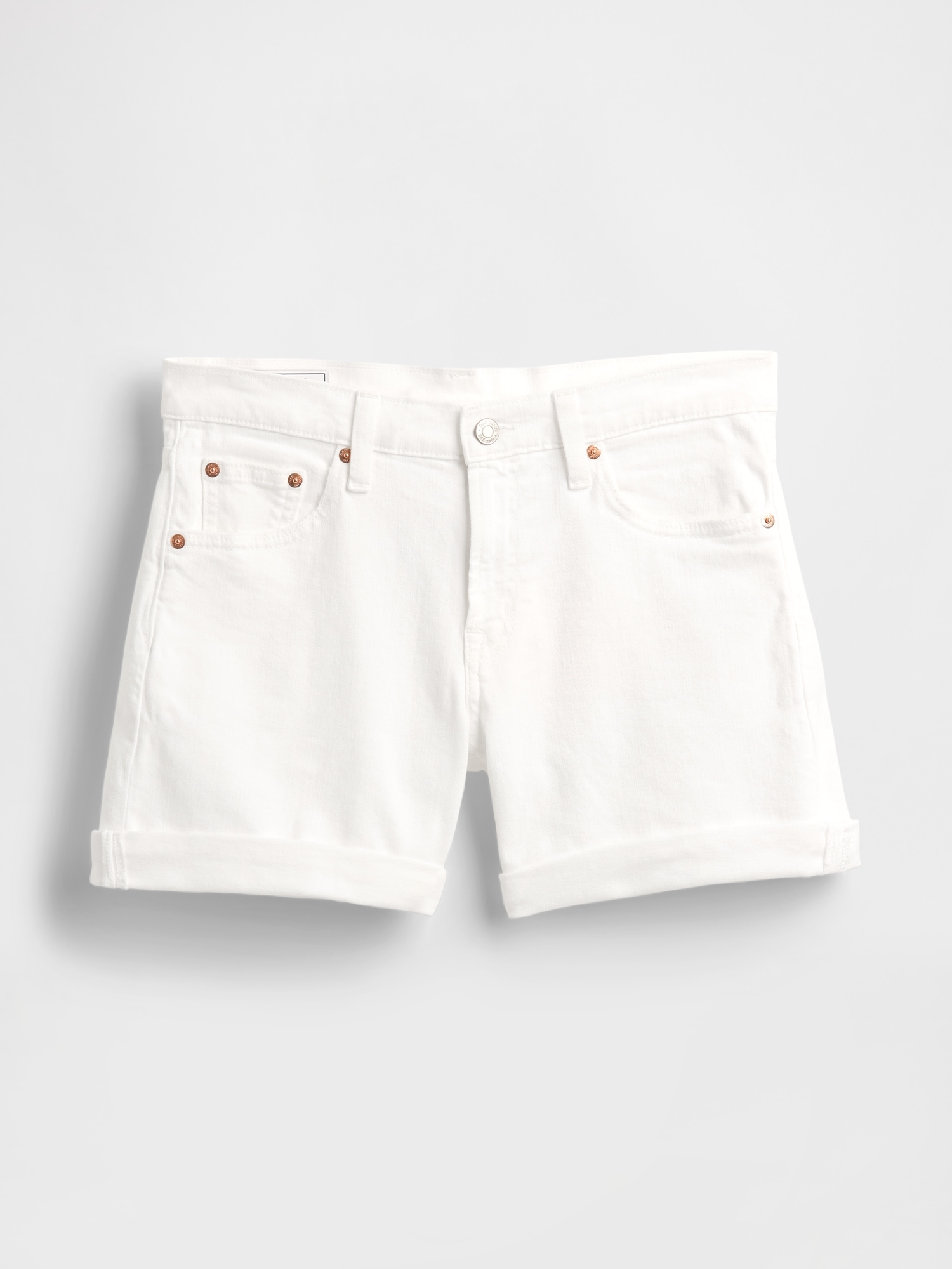 5" Mid Rise Girlfriend Shorts