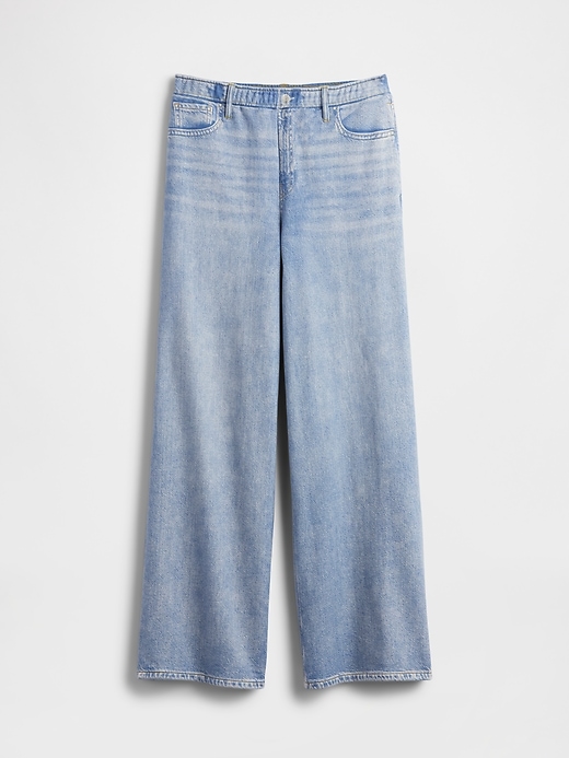 Image number 6 showing, Printed Knit Baggy Jeans