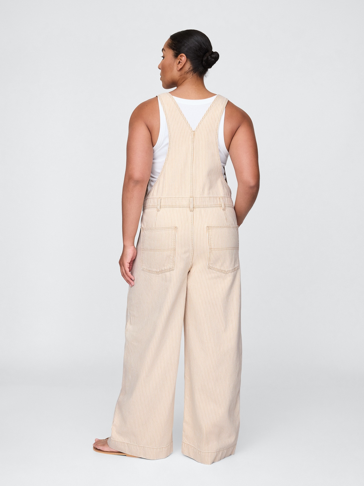 Женские комбинезоны Gap UltraSoft Denim Baggy Overalls — фото 6