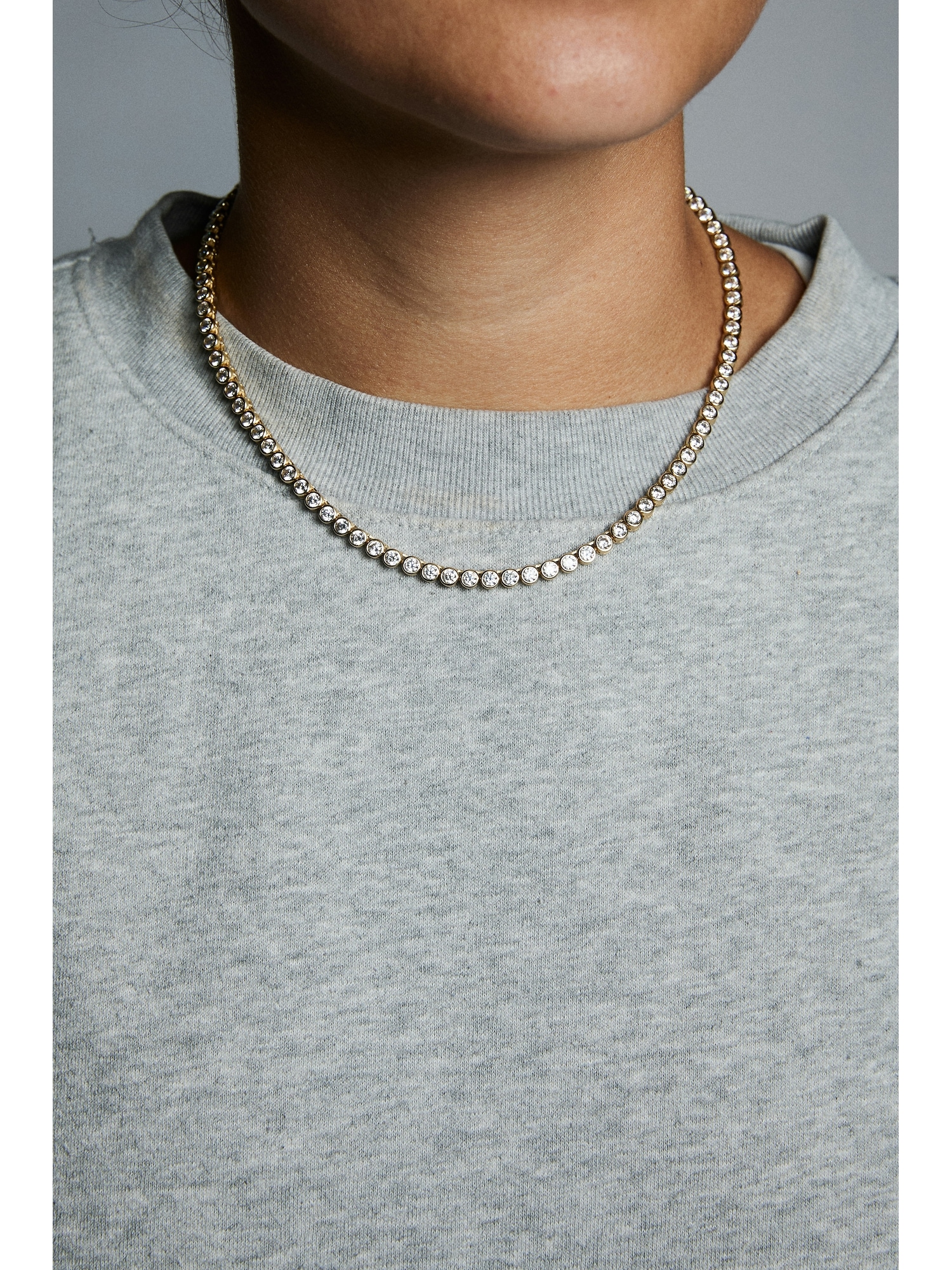 HART Bezel Tennis Necklace