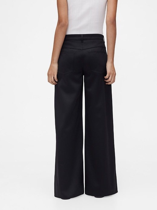 Image number 5 showing, GapStudio Low Rise Satin Baggy Pants