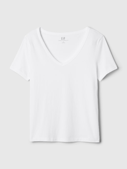 Image number 5 showing, Organic Cotton VintageSoft V-Neck T-Shirt
