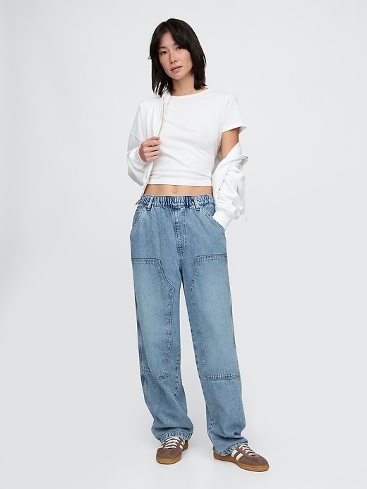 Image number 6 showing, UltraSoft Baggy Jeans