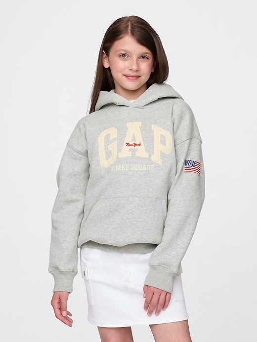 Image number 2 showing, Kids VintageSoft NYC Times Square Hoodie
