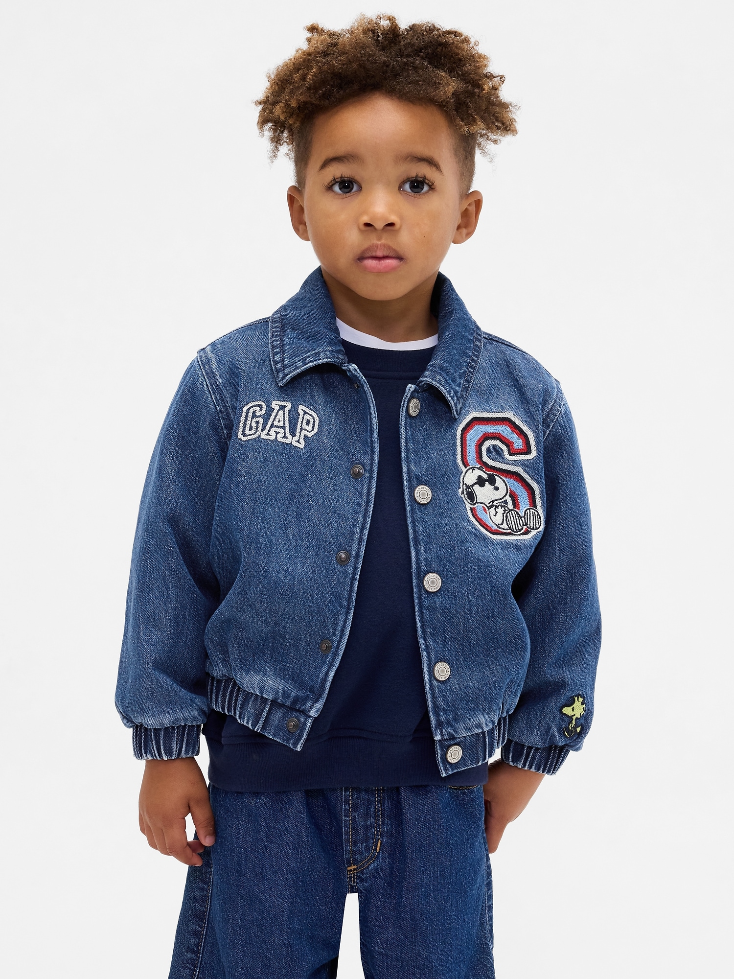 Baby & Toddler Snoopy Logo Denim Jacket