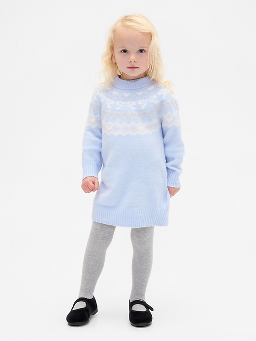 Image number 1 showing, Baby & Toddler Fair Isle Sweater Dress