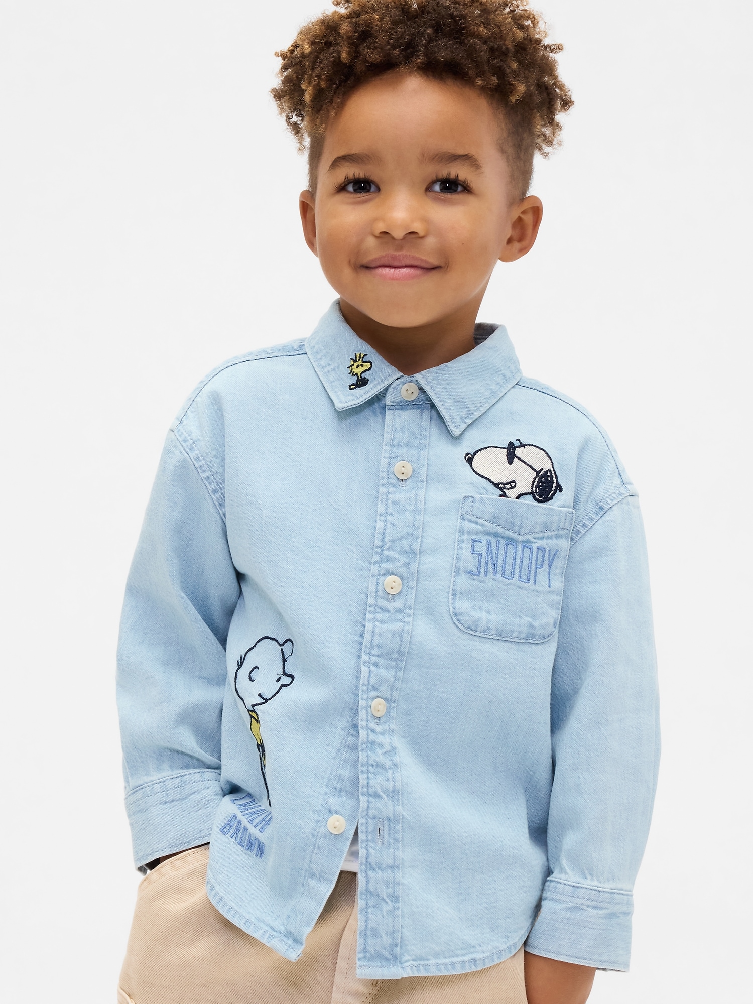 Baby & Toddler Peanuts Denim Big Shirt