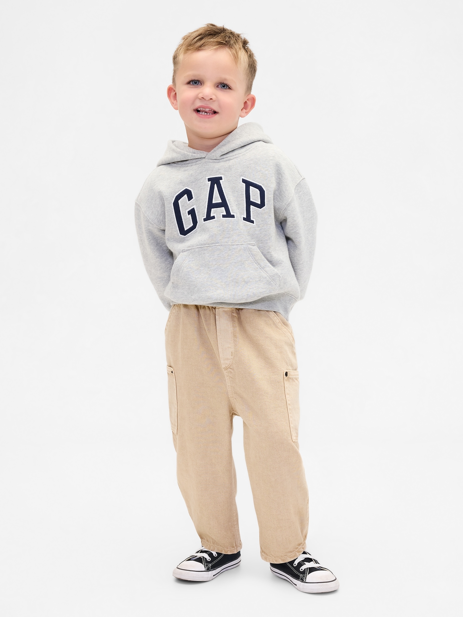 Baby & Toddler Pull-On Barrel Jeans