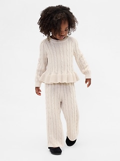 Baby & Toddler Cable-Knit Sweater Set