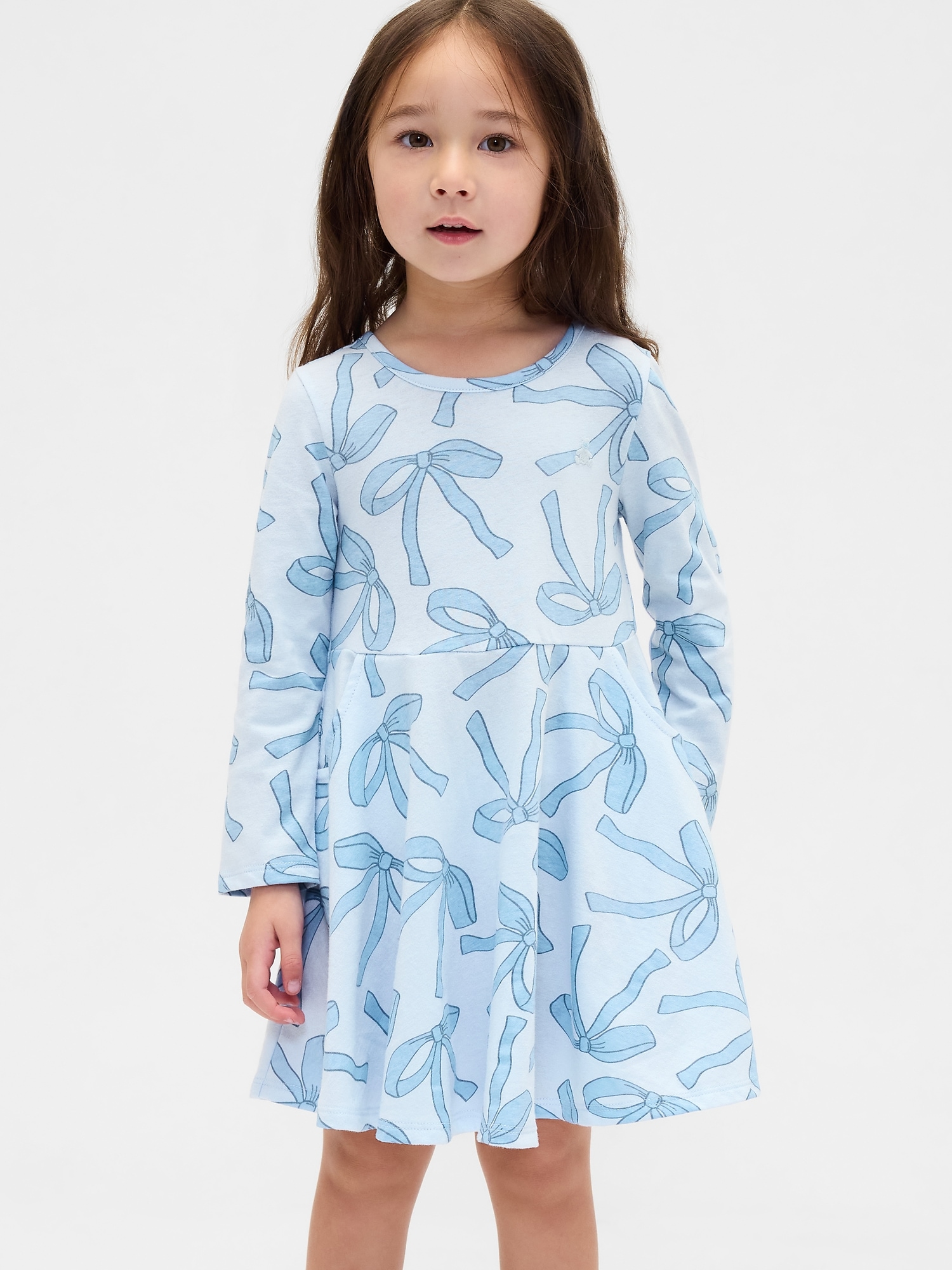 Baby & Toddler Mix & Match Twirl Dress - Serene Blue