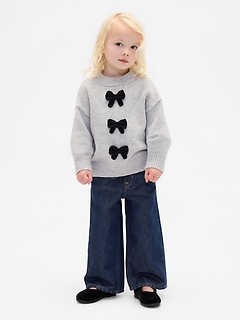 Baby & Toddler Metallic Pull-On Baggy Jeans