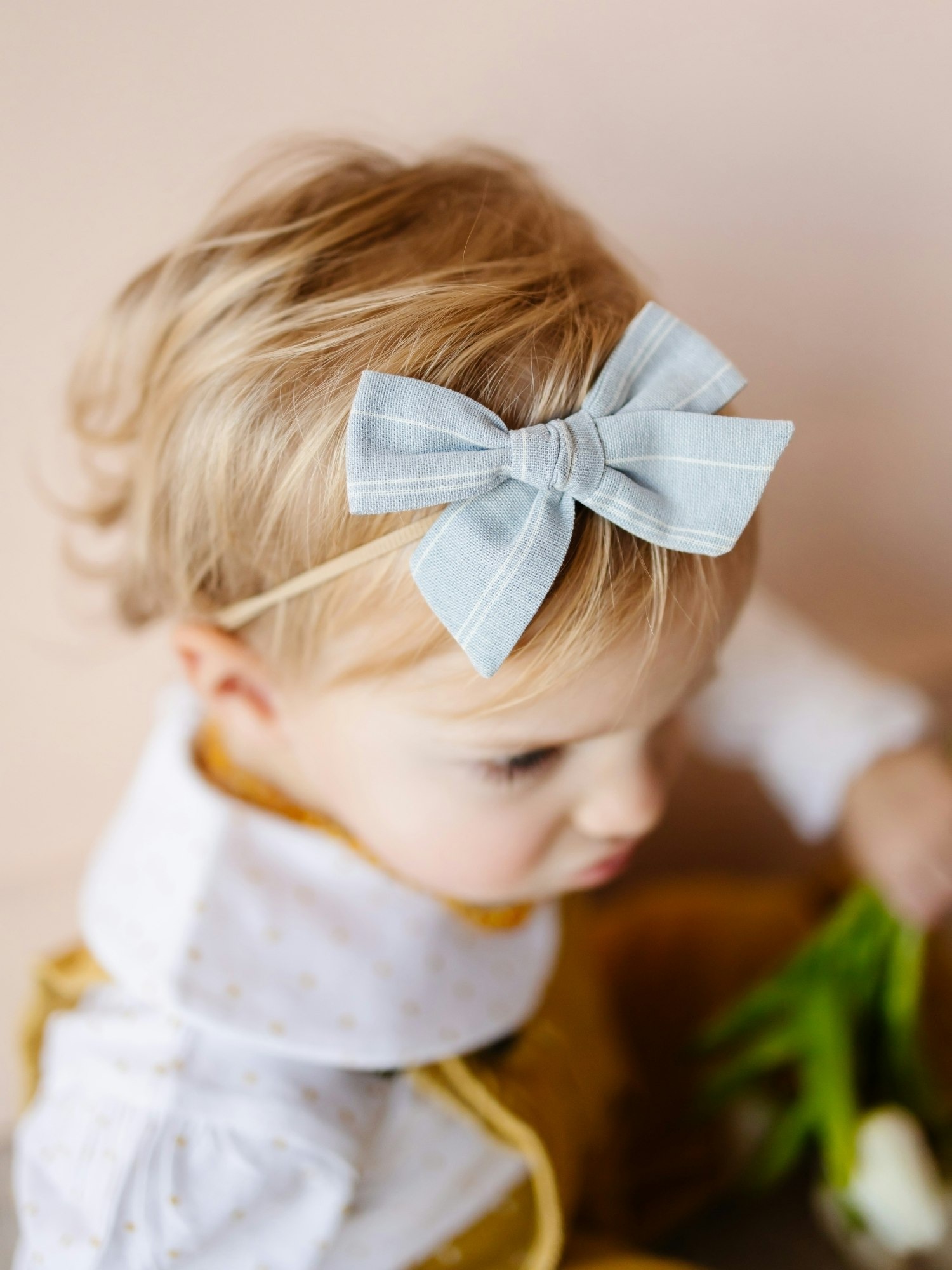 Детские аксессуары для волос Gap The Jane Headband Bow Set, цвет: Джинсовый — фото 4