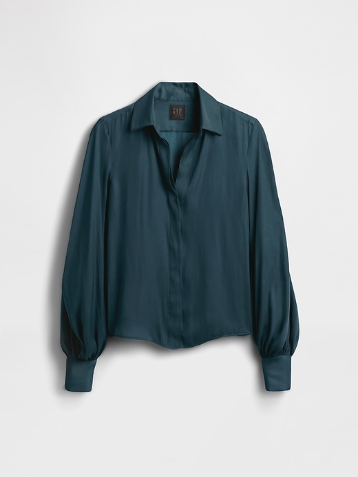 Image number 5 showing, GapStudio Satin Shirt