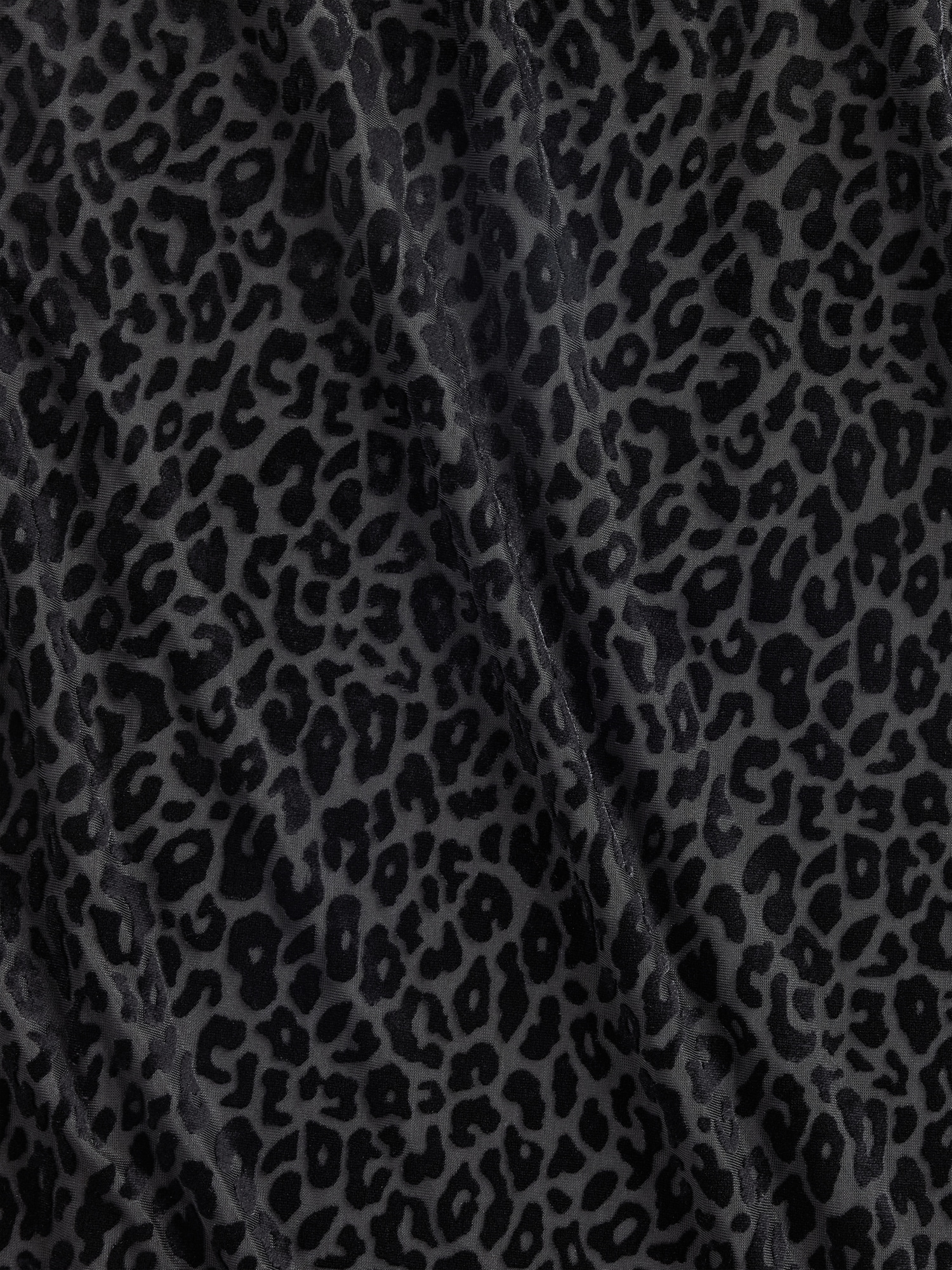 GapStudio Burnout Velvet Leopard Slip Dress