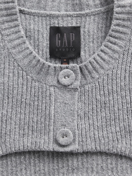 Image number 5 showing, GapStudio CashSoft Shrunken Cardigan