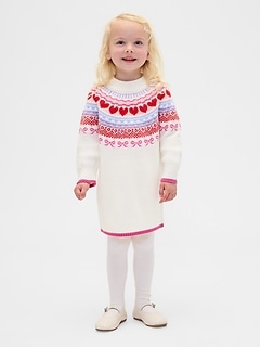Baby & Toddler Fair Isle Sweater Dress