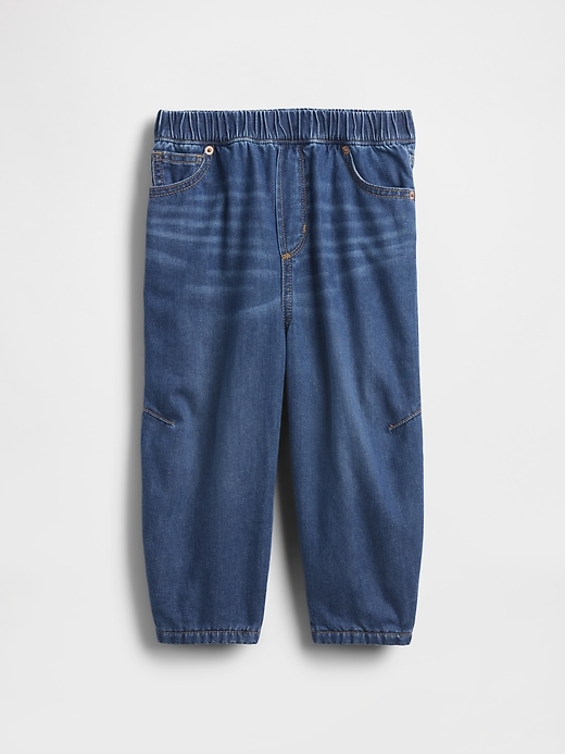 Image number 4 showing, Baby & Toddler Cozy-Lined Barrel Jeans