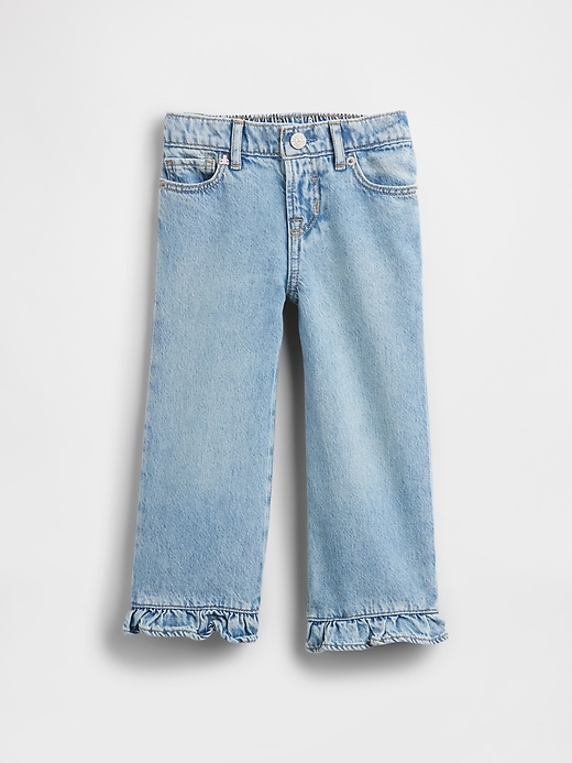 Image number 2 showing, Baby & Toddler Ruffle-Hem Stride Jeans