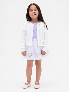 Baby & Toddler Tulle & Sequin Heart Skirt