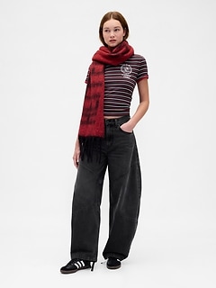 Stranger Things High Rise Seamed Horseshoe Jeans