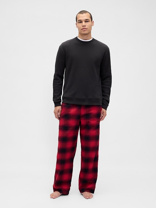 Image number 1 showing, Stranger Things Reversible Flannel PJ Pants