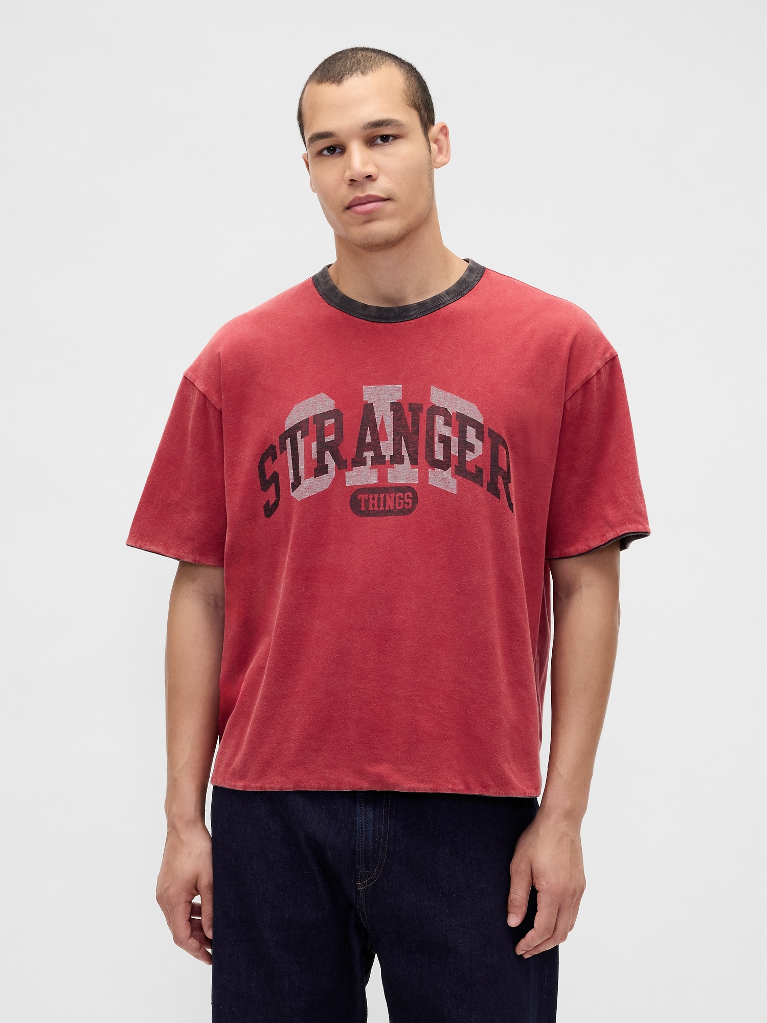 Stranger Things Adult Reversible Graphic T-Shirt