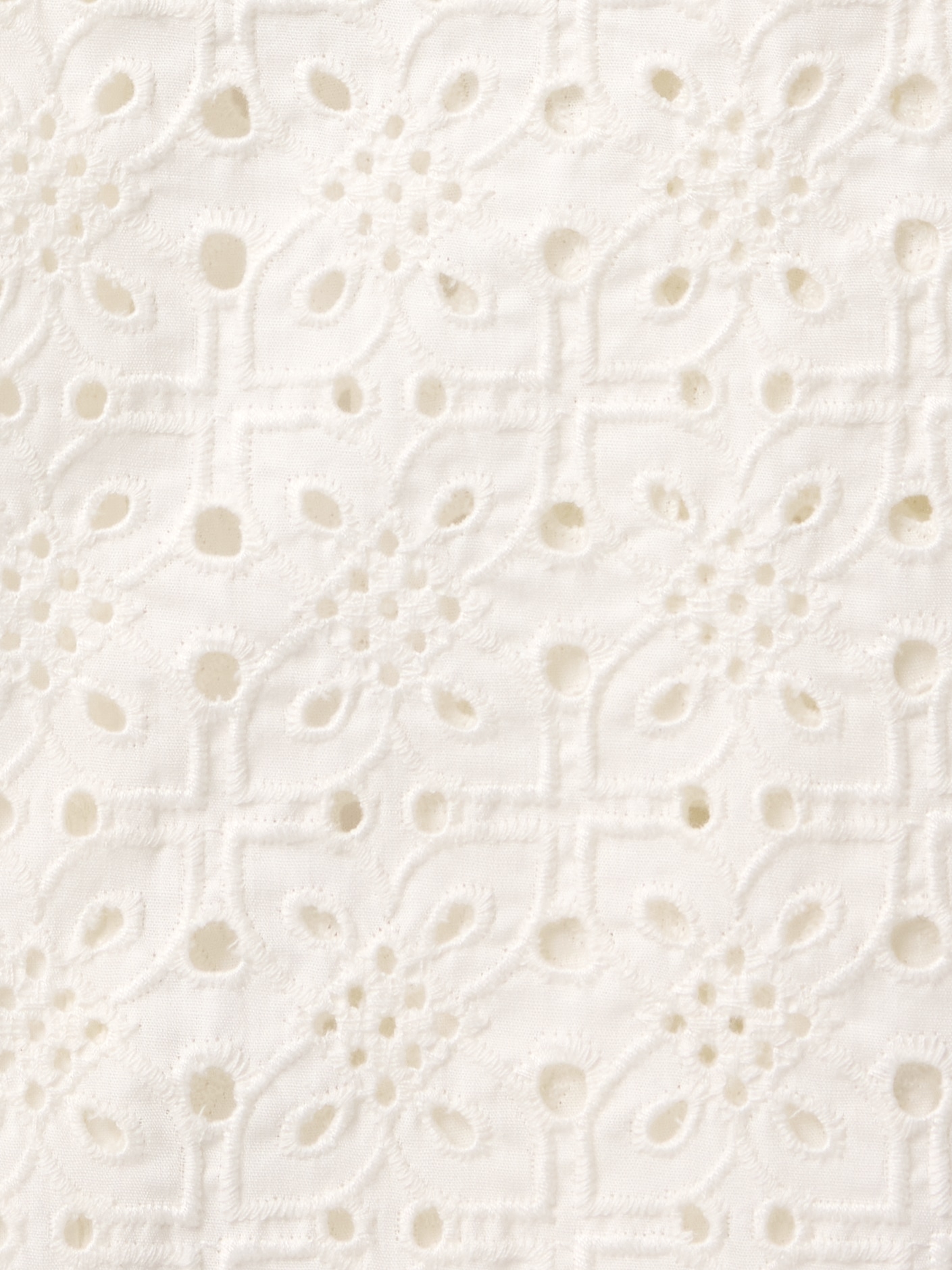 Poplin Eyelet Full-Zip Pocket Shirt