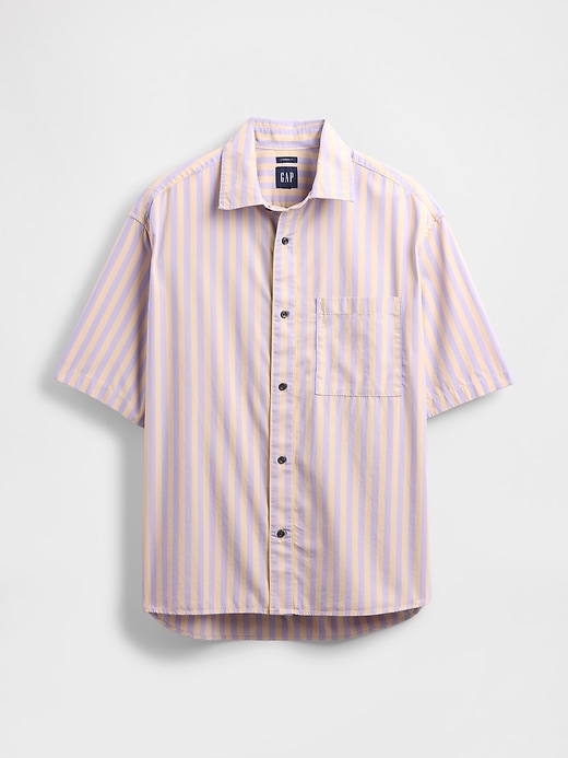 Image number 5 showing, Organic Cotton Oversized Poplin Shirt