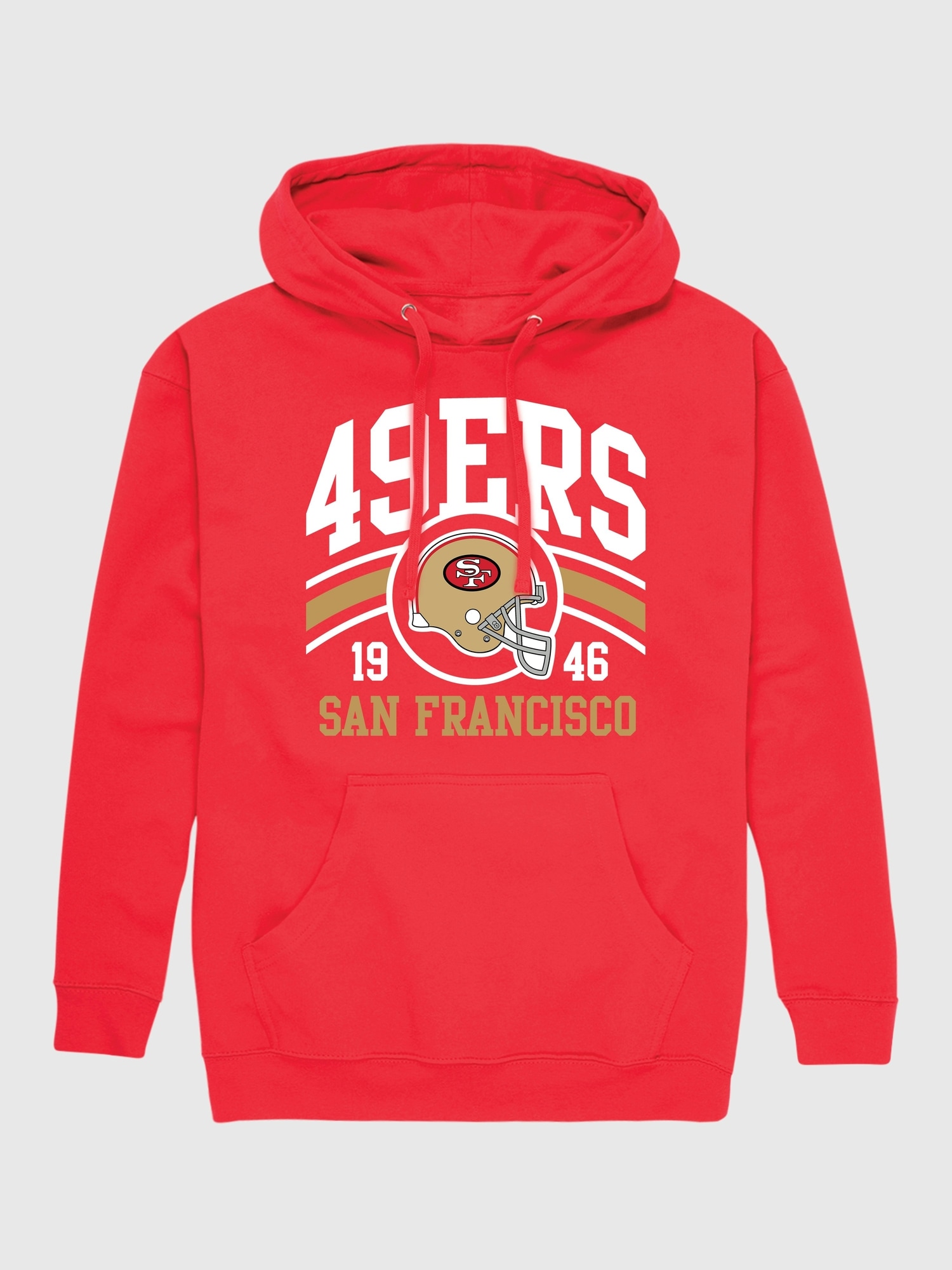 NFL Classic Stripe Pullover Hoodie - 49Ers