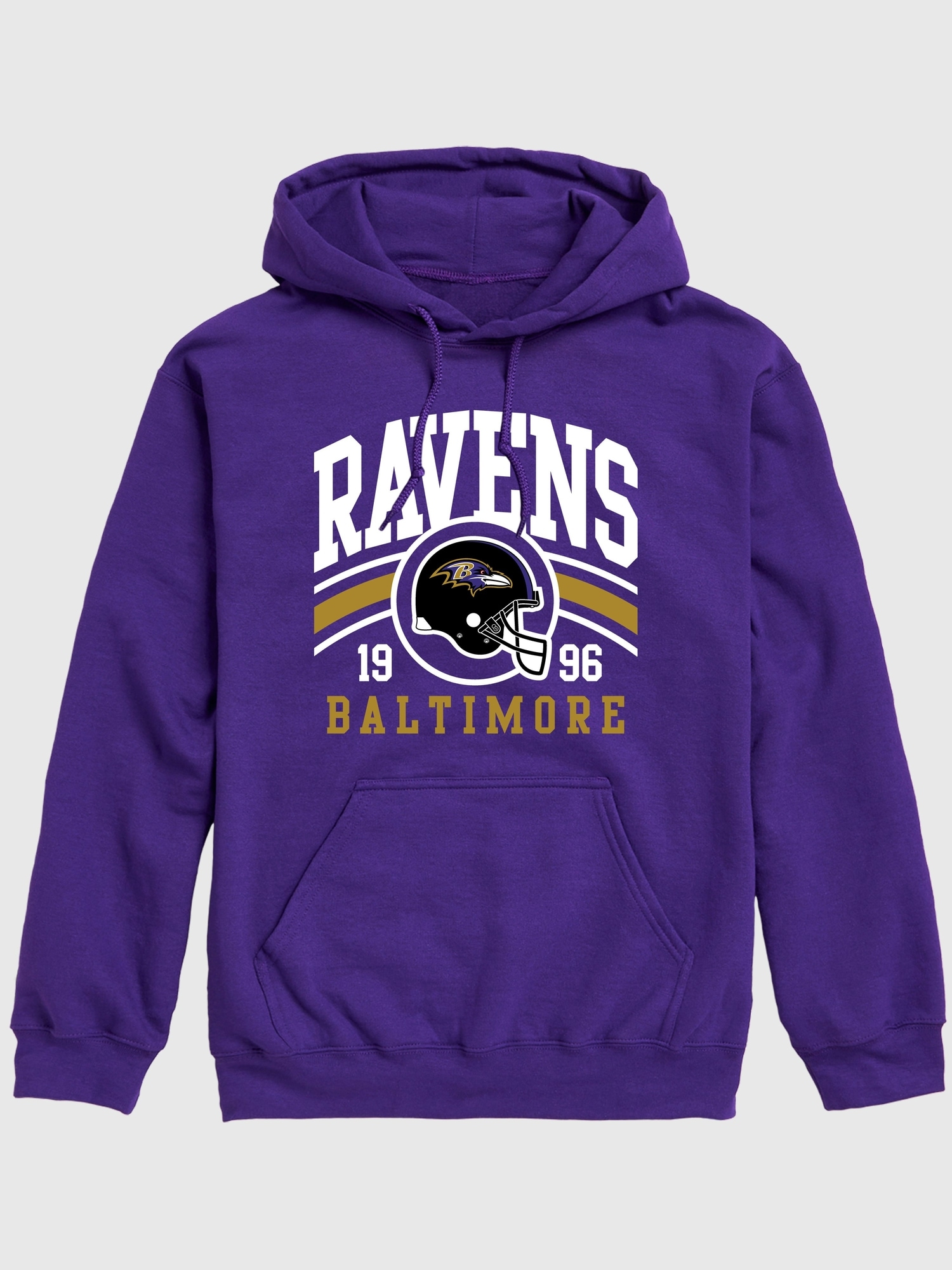 NFL Classic Stripe Pullover Hoodie - Ravens
