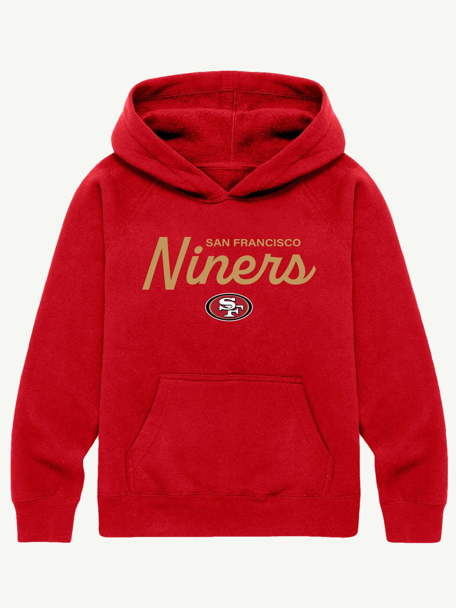 Kids NFL Signature Script Pullover Hoodie - 49Ers