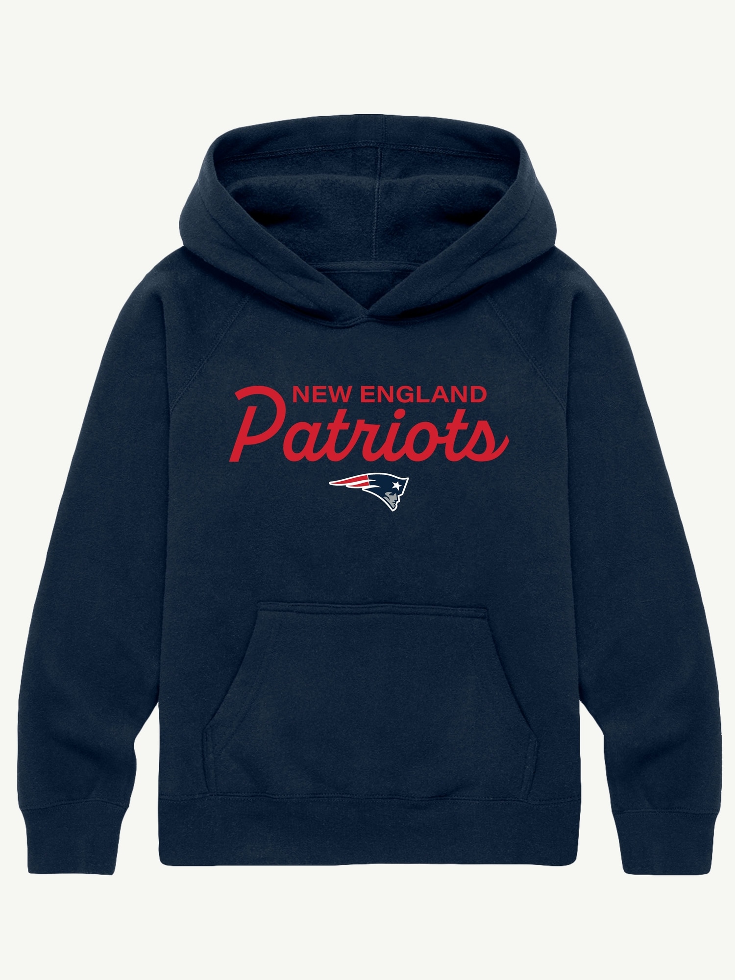 Kids NFL Signature Script Pullover Hoodie - Patriots