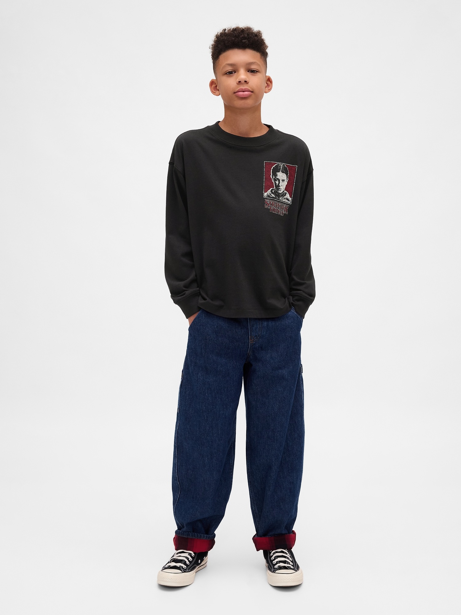 Детские футболки Gap Stranger Things Kids Graphic T-Shirt — фото 4