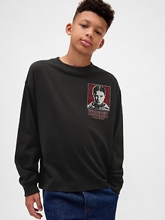 Stranger Things Kids Graphic T-Shirt
