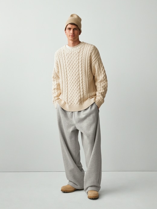 Image number 5 showing, Relaxed Cable-Knit Sweater