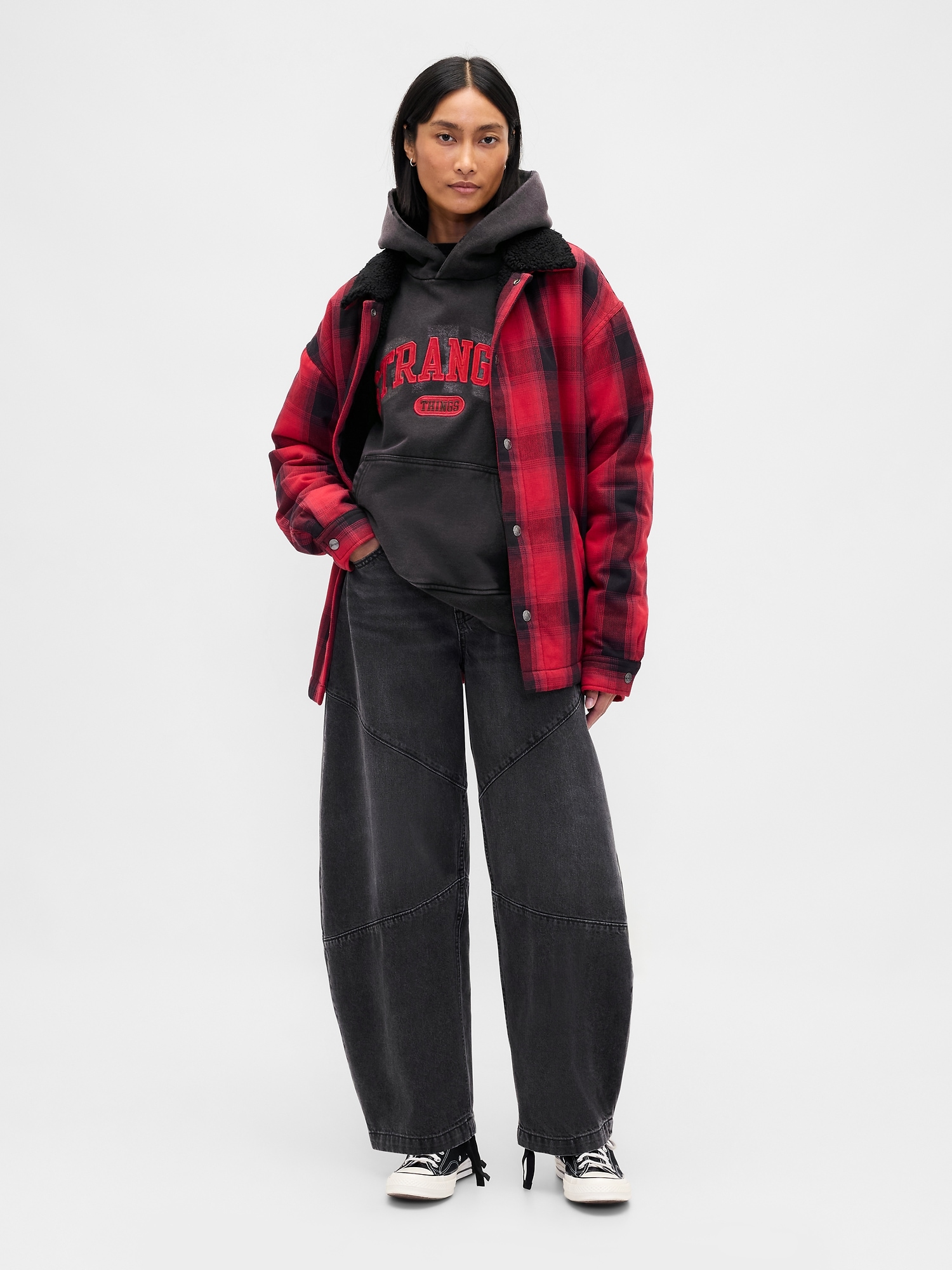 Stranger Things Adult Heavyweight Hoodie