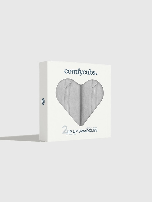 Image number 3 showing, Comfy Cubs Zipper Swaddle Blankets