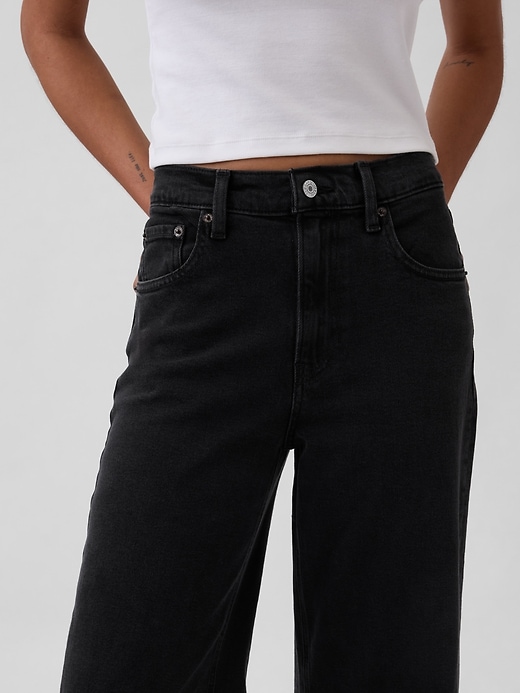 Image number 9 showing, High Rise Stride Wide-Leg Jeans
