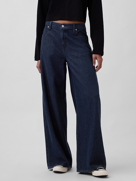 Image number 2 showing, Mid Rise UltraSoft Baggy Jeans