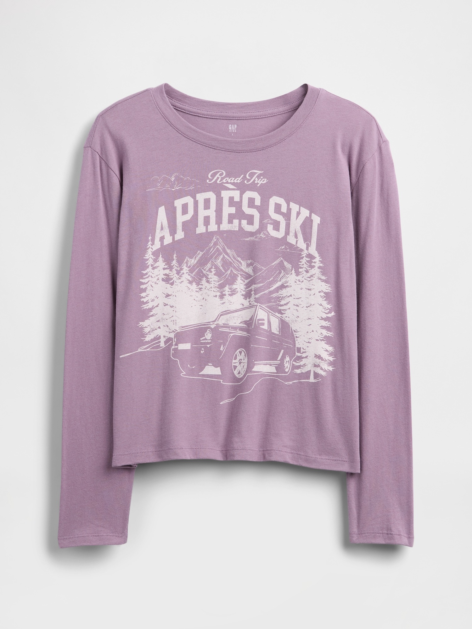 Kids Relaxed Graphic T-Shirt - Purple