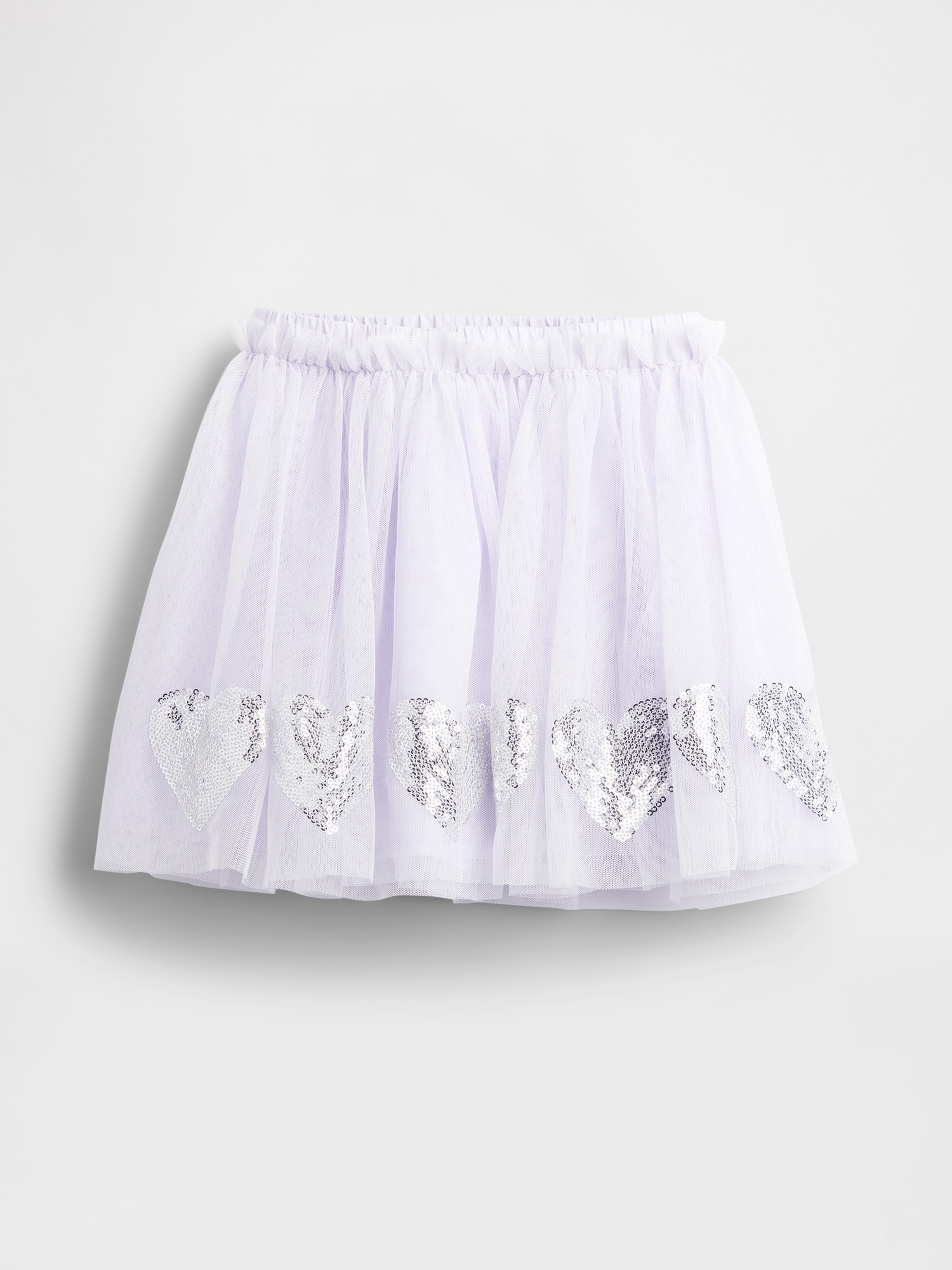 Baby & Toddler Tulle Sequin Heart Skirt
