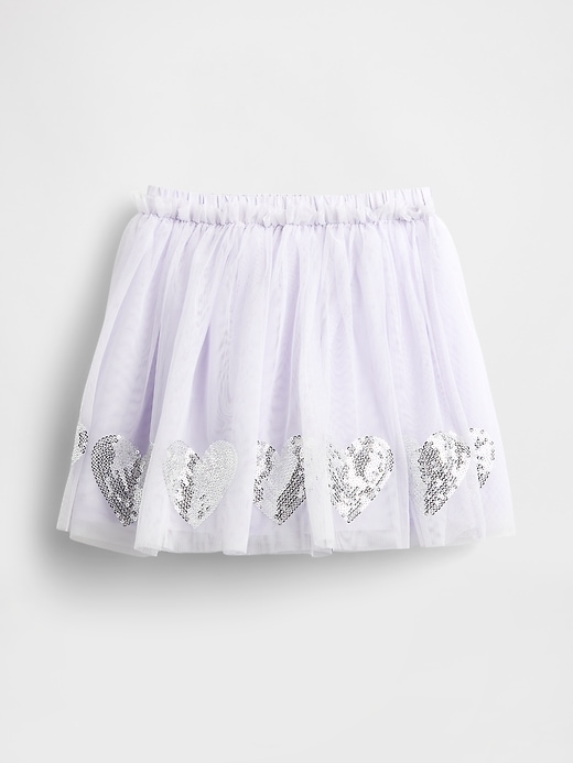Image number 3 showing, Baby & Toddler Tulle & Sequin Heart Skirt