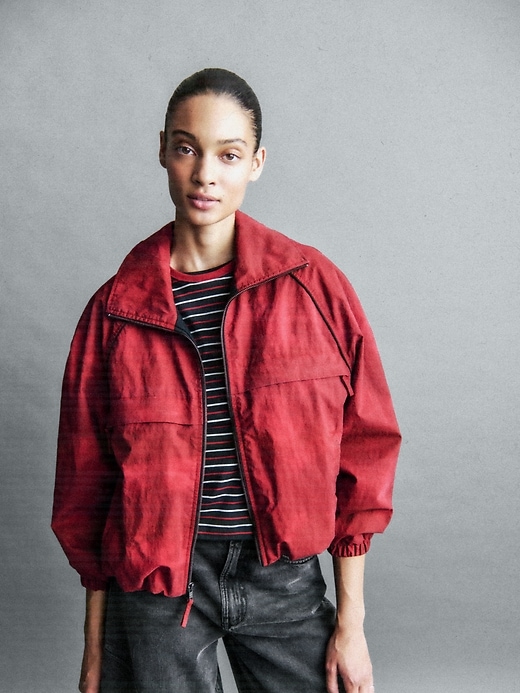 Image number 8 showing, Stranger Things Flannel-Lined Track Jacket