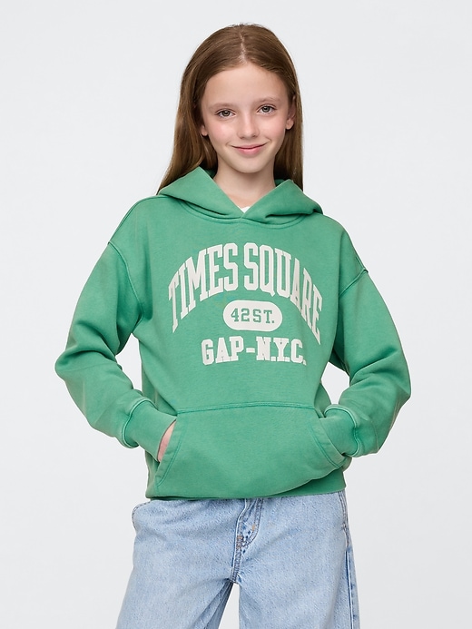 Image number 2 showing, Kids VintageSoft NYC Times Square Hoodie