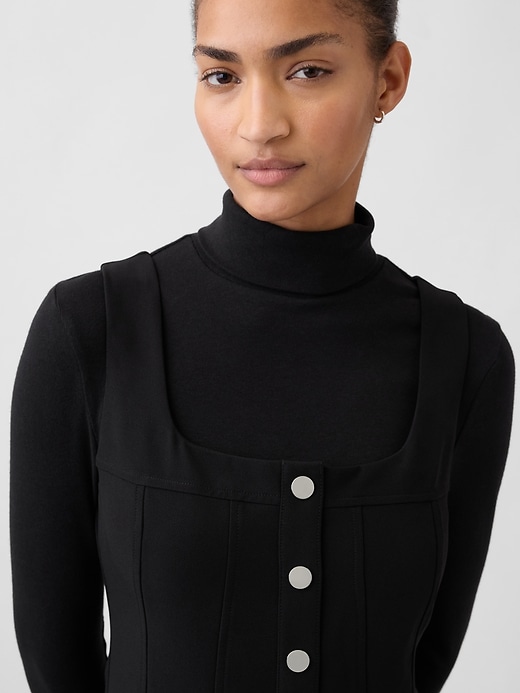 Image number 4 showing, BiStretch Seamed Mini Dress