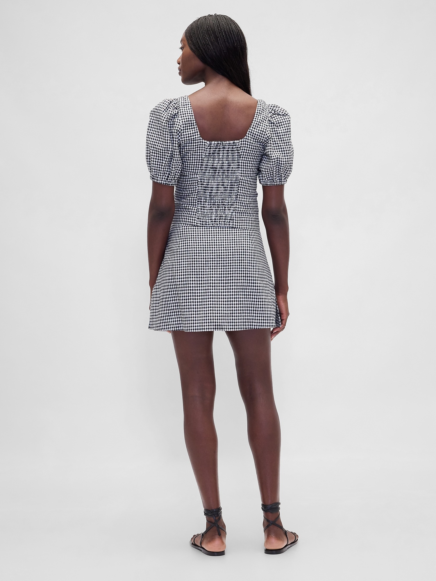 Женские юбки Gap Low Rise Linen-Blend Mini Skort — фото 2