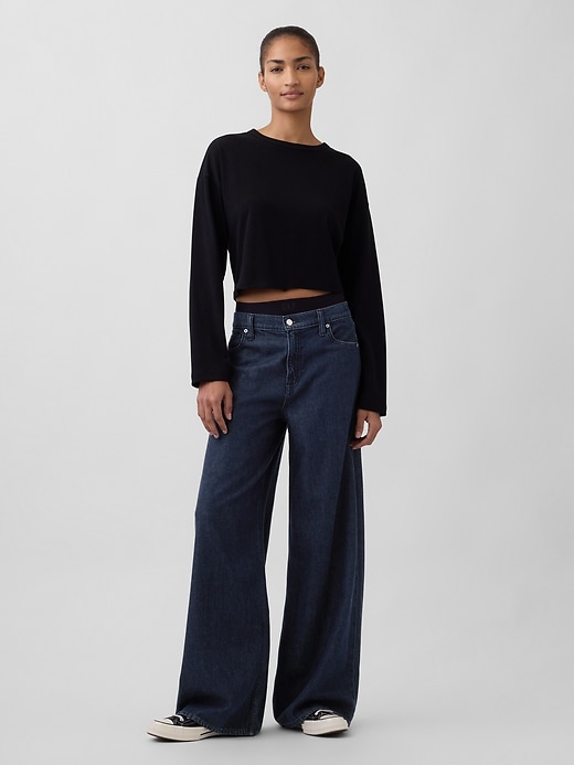 Image number 1 showing, Mid Rise UltraSoft Baggy Jeans