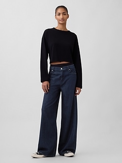Mid Rise UltraSoft Baggy Jeans